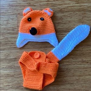 Baby Fox Bunting